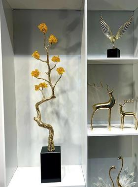 发财树壁龛电视柜乔迁送礼