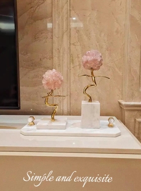 装饰品客厅艺术天然水晶简约