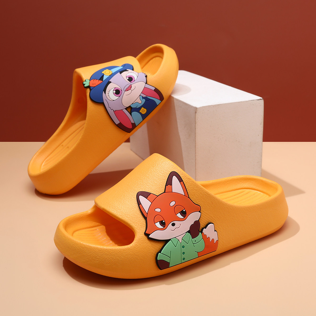 疯狂动物城儿童拖鞋女童凉拖鞋夏季软底防滑室内居家男孩卡通拖鞋,淘宝优惠券,粉丝福利购,淘宝优惠卷