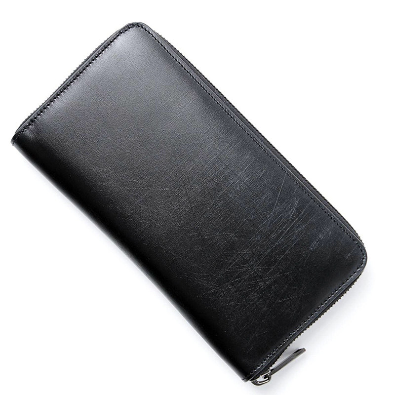 dior /迪奥黑色纹理小牛皮长款钱包 美欧汇奢海外男士包袋