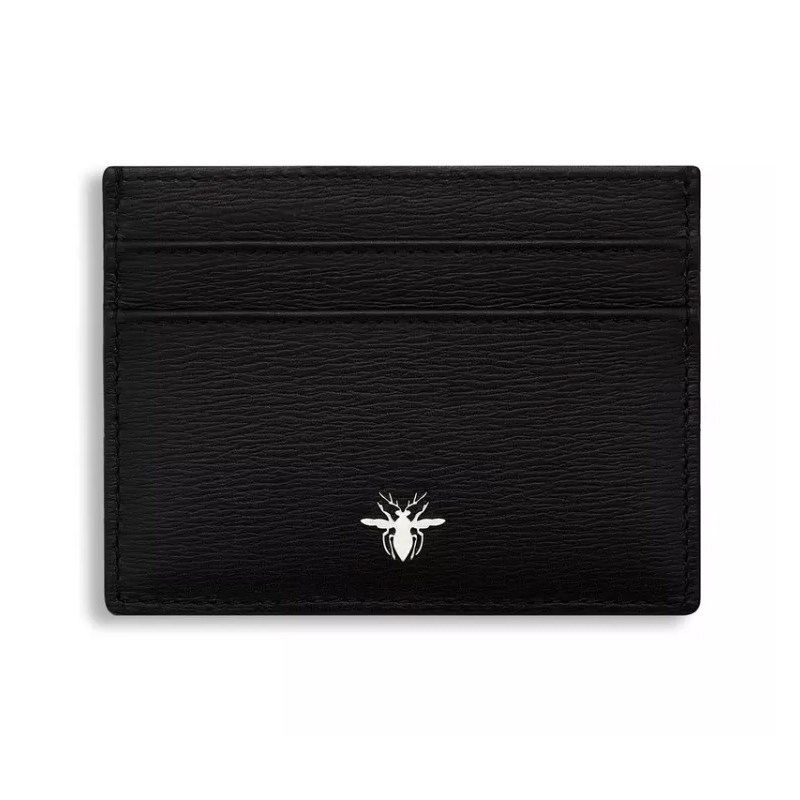dior /迪奥男士黑色小牛皮蜜蜂卡套 美欧汇奢海外男士包袋