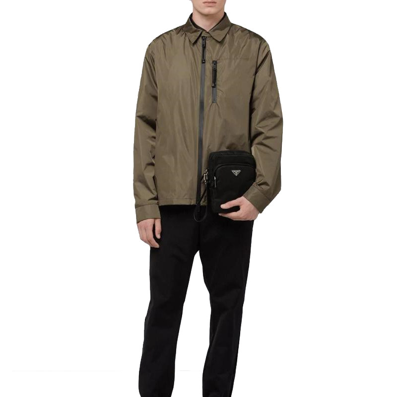 prada 2020年新款黑色尼龙手拿包 美欧汇奢海外女士包袋