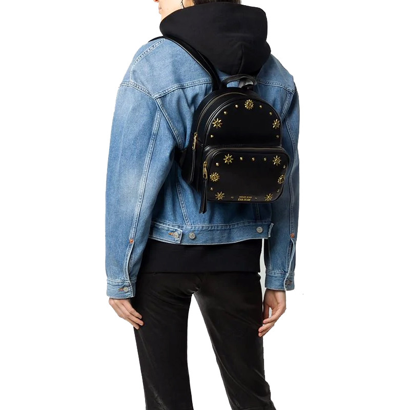 versace /范思哲女士黑色双肩背包 美欧汇奢海外双肩背包