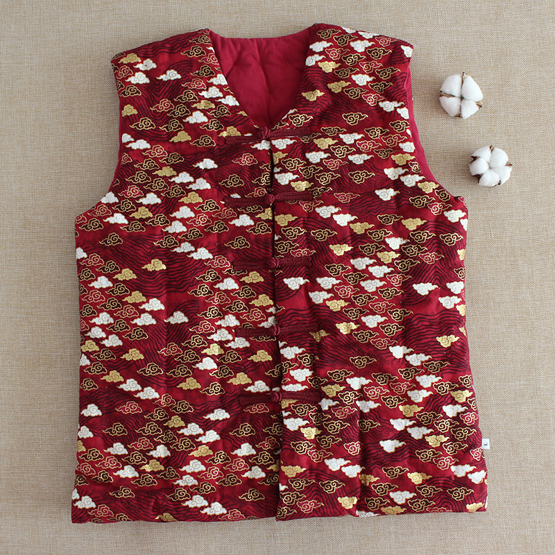 民族风手工纯棉花秋冬季节男士马甲保暖加厚修身成人背心马夹坎肩,淘宝优惠券,粉丝福利购,淘宝优惠卷