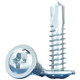 Hard large flat head drill tail screw