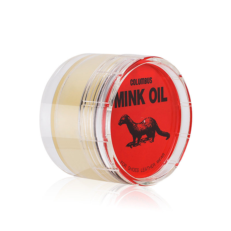 日本貂油鞋油无色皮革包包保养油 columbus海外鞋油