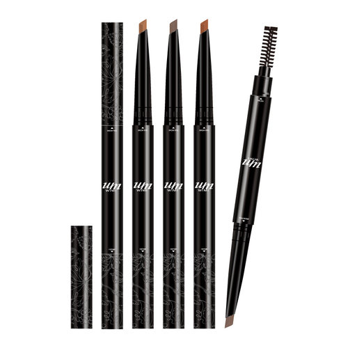 薇蜜儿眉笔防水持久不脱色女初学者棕色极细头自动旋转带眉刷正品 - 图3