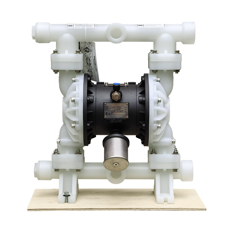 新款匠岛田气动隔膜泵全氟泵耐强酸碱化工抽酸泵PP四氟PVD电动隔 - 图3
