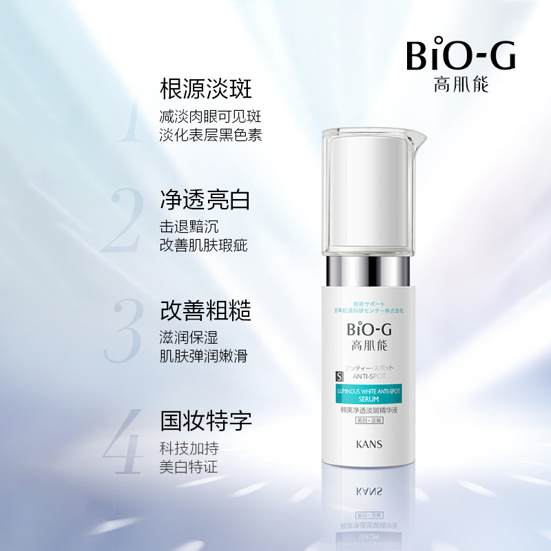 韩束biog高肌能聚光白精华烟酰胺 biog高肌能液态精华