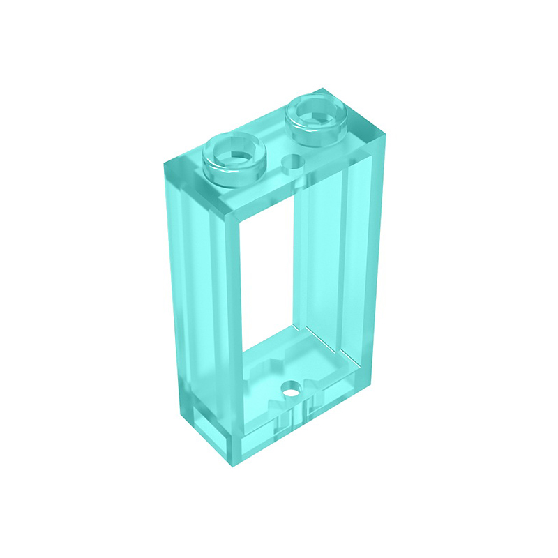 [高砖积木]小颗粒1x2x3窗框GDS-782兼容60593建筑模块零散件-图1