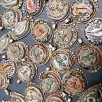 Binaural accessories old silver accessories ornaments supplies mini heart diy accessories jewelry