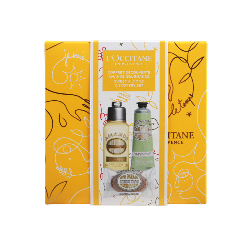 欧舒丹杏仁套装礼盒沐浴油小样香皂 VitaBeauty个护海外护手霜