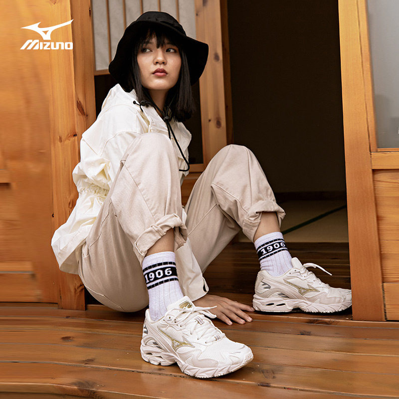 mizuno /美津浓款减震回弹小白鞋 美津浓outlets店板鞋/休闲鞋
