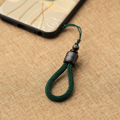 Оригинальный мобильный телефон, защитный короткий ремешок, кольцо из сандалового дерева подходит для мужчин и женщин, ретро подвеска