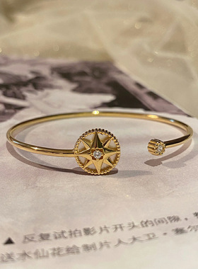 高级感八芒星罗盘手镯女92