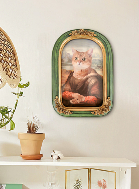 宠物画像定制油画猫狗肖像装饰画