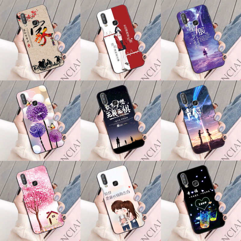 vivoY3手机壳。型号vivoy3软硅胶vivov1901A保护套vivo v1901T时尚个性vovi Y17男女voviY3维沃Y17防摔vlvoy3-图0