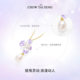 Birthday gift Zhou Taisheng wisteria flower pearl sterling silver