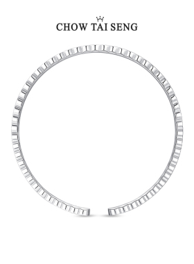 实心开口镯生日礼物送女友
