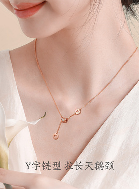 【生日礼物】周大生小蛮腰银项链