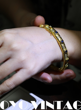 云端复古风轻奢中古欧美手镯
