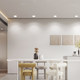 LED embedded aisle ceiling spotlights
