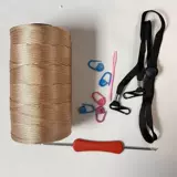 Плетеный жасминовый чай ручной работы, летняя солнцезащитная шляпа, набор материалов для матери, «сделай сам»