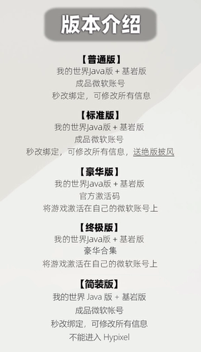 我的世界正版 Java+基岩版 Minecraft PC电脑 Win10 / 11 mc 国际版 微软兑换码cdkey激活码_虎窝淘