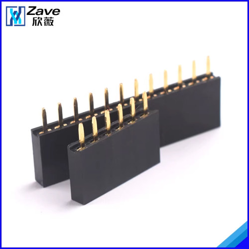 单排母座2.54mm排针插座双排母1*2P3P4P5P6P7P8P9P10P16P20P40P - 图0