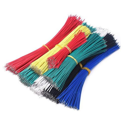 1007双头镀锡线24AWG导线电子线连接线红黑色跳线8cm10cm15cm20cm - 图3