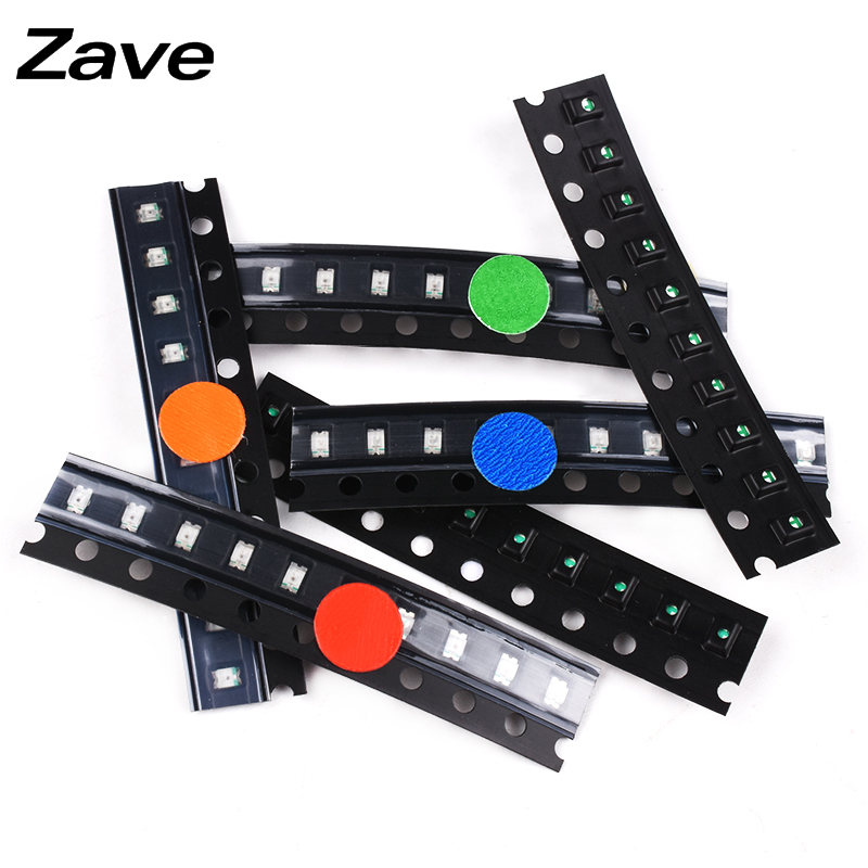 贴片LED0603 0805 1206 3528红黄蓝绿白橙色 高亮发光二极管灯珠 - 图3