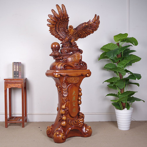 大展宏图摆件落地大鹏展翅老鹰公司店铺开业乔迁礼物办公室装饰品 - 图1