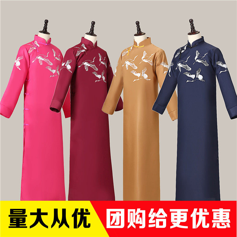 相声大褂男式中国风中式德云民族服 青堌集民族服装/舞台装