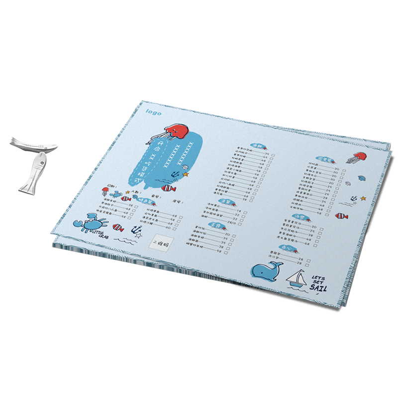 餐厅a4一次性勾选点菜单纸价目表设计打印印刷奶茶店订制定制作做餐牌垫餐纸pvc火锅店烧烤店a3饭店美食外卖-图3