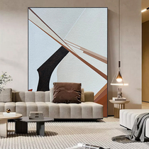 YSUK ART Original < Hearse 2 > Living Room Minimalist Hand Painted Decorative Painting Restaurant Abstract Geometric Hanging Painting Vertical