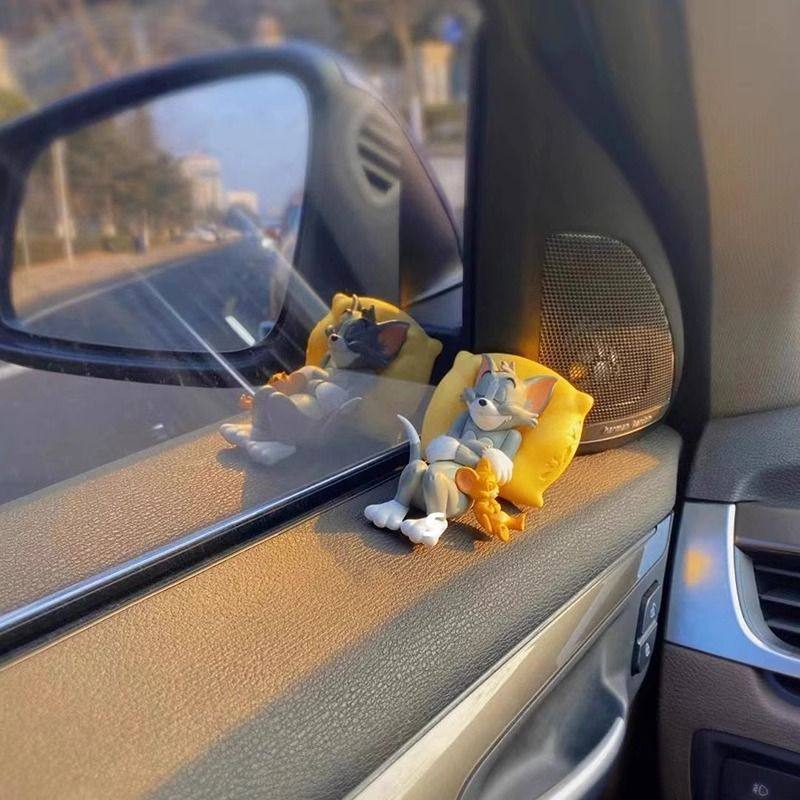 猫和老鼠汽车摆件装饰可爱汤姆杰瑞卡通手办小玩偶摆件女车内饰品,淘宝优惠券,粉丝福利购,淘宝优惠卷