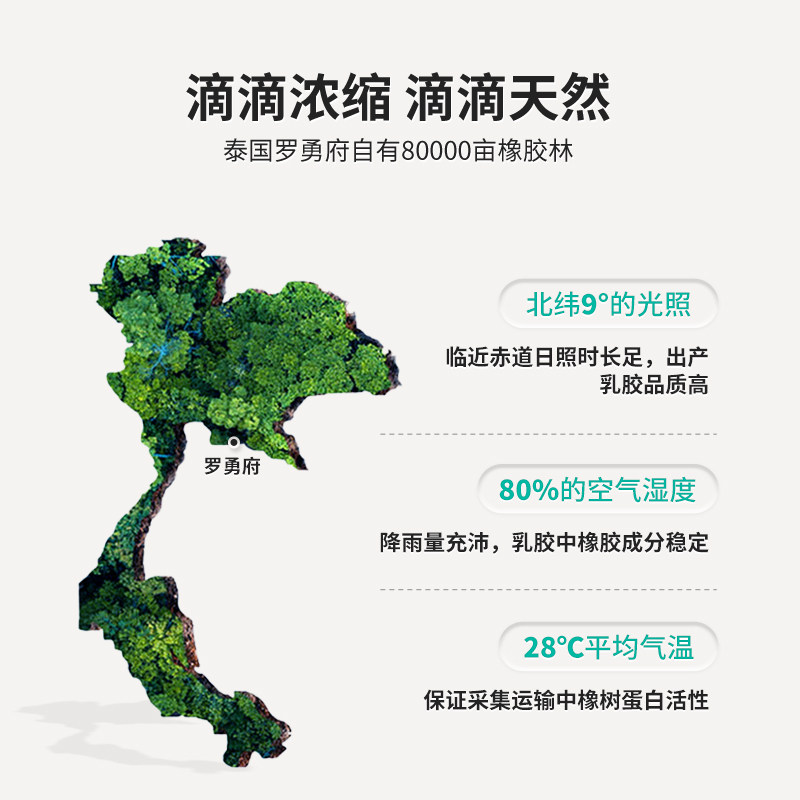 jsy 1.8 m床泰国进口天然乳胶床垫 JSYLATEX海外乳胶床垫