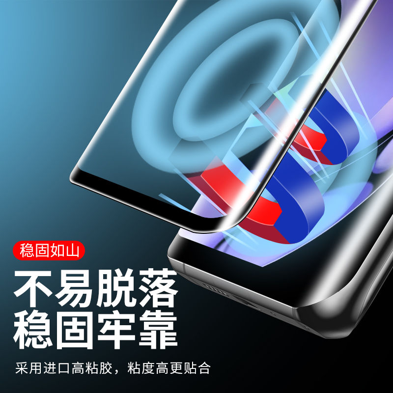 适用realme10pro+钢化膜真我10手机膜por全屏覆盖realme水凝抗蓝光十防窥膜曲面屏防窥全包边5g保护贴膜防摔 - 图2