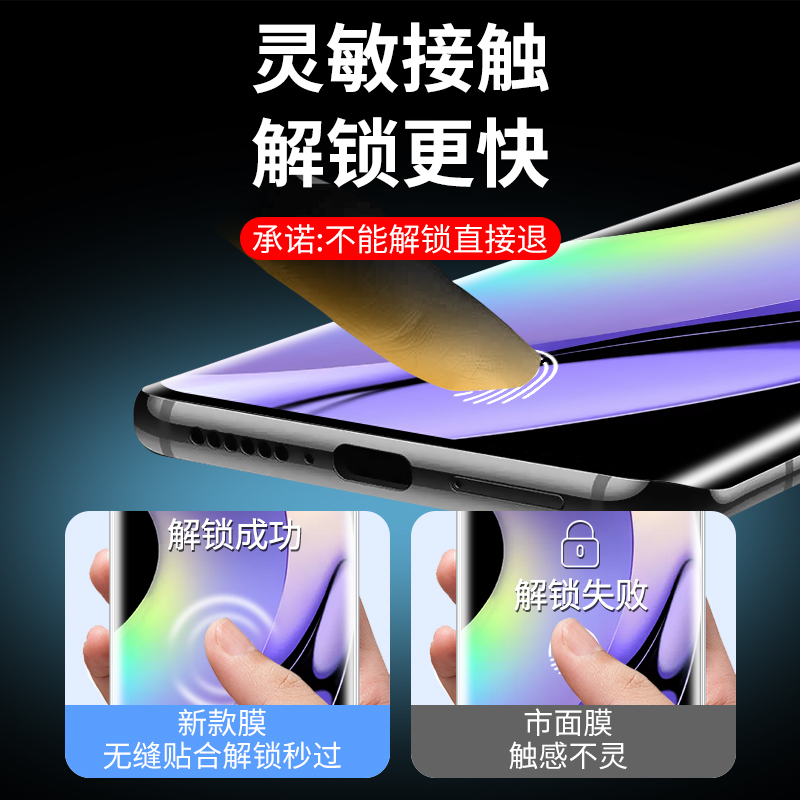 适用realme10pro+钢化膜真我10手机膜por全屏覆盖realme水凝抗蓝光十防窥膜曲面屏防窥全包边5g保护贴膜防摔 - 图0