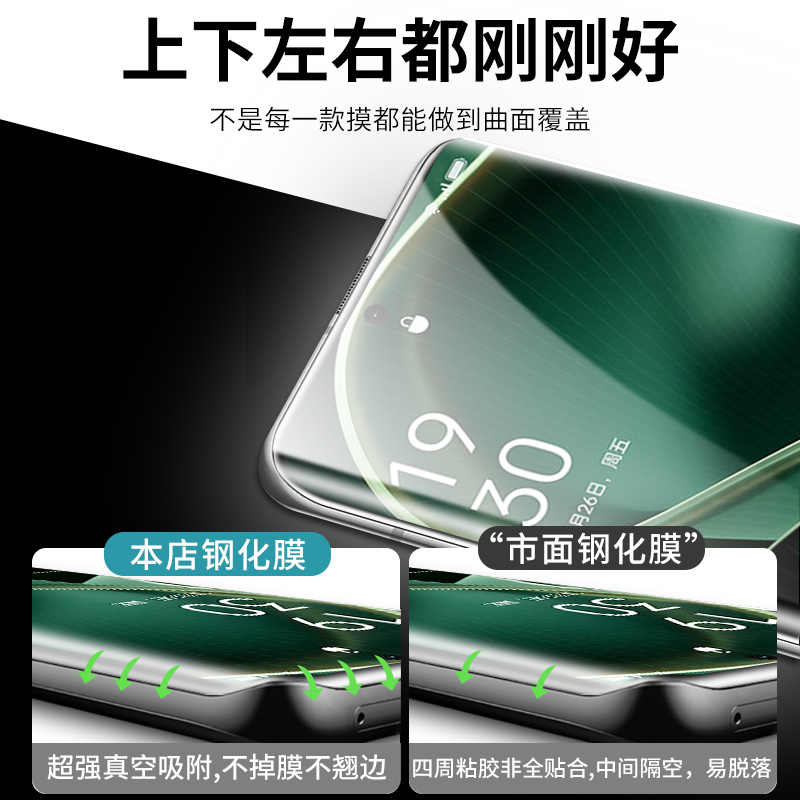 适用oppofindx6pro钢化膜uv全胶findx6手机膜oppo新款x6防窥膜保护贴膜fandx6全屏覆盖por全包边抗蓝光曲面屏 - 图1
