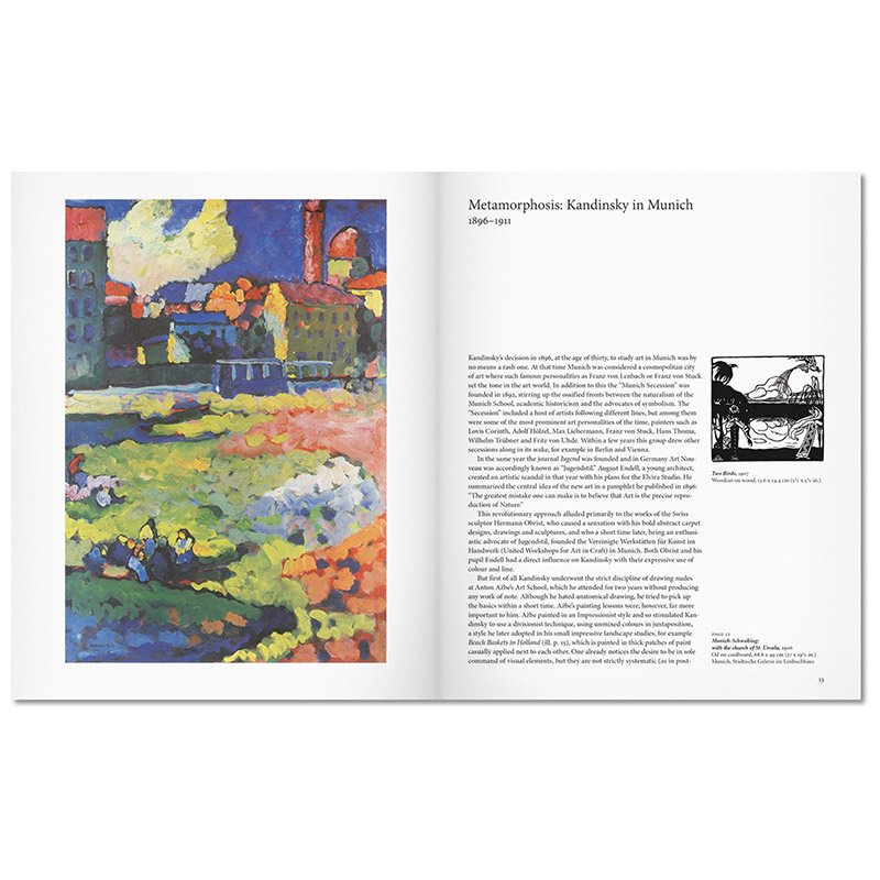 【现货】TASCHEN KANDINSKY塔森艺术入门精装康定斯基 精选美术绘画作品艺术画集画册鉴赏收藏进口原版书籍图书 - 图3