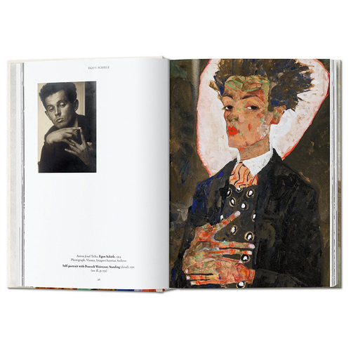 【现货】TASCHEN埃贡·席勒绘画作品全集1909-1918 Egon Schiele40周年精装版艺术画册画集油画收藏塔森英文原版进口图书书籍-图0