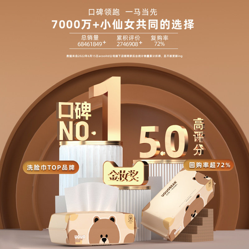 800抽一次性洗脸巾加厚亲肤洁面巾 粉陌化妆品化妆/美容工具