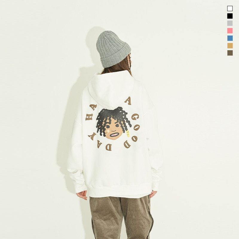 harshandcruel手绘街头感卡通卫衣 harshandcruel卫衣