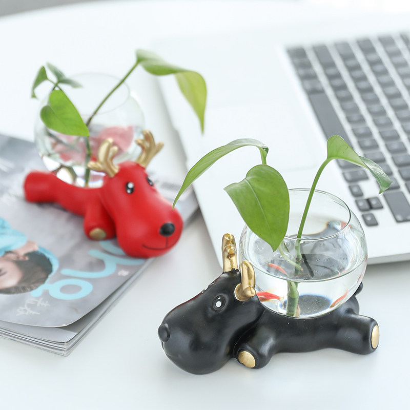水培植物玻璃瓶透明玻璃花瓶容器绿萝卡通花盆圆球形鱼缸水养器皿,淘宝优惠券,粉丝福利购,淘宝优惠卷