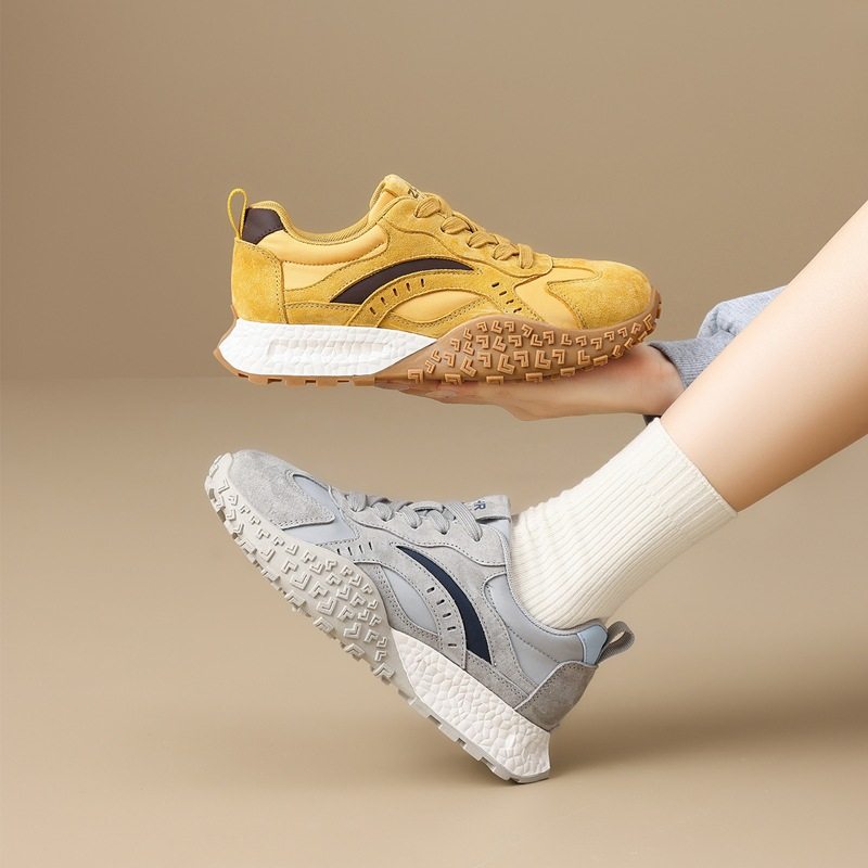 ZHR则则复古防滑德训鞋2025春秋新款百搭增高运动鞋泉州休闲鞋女,淘宝优惠券,粉丝福利购,淘宝优惠卷