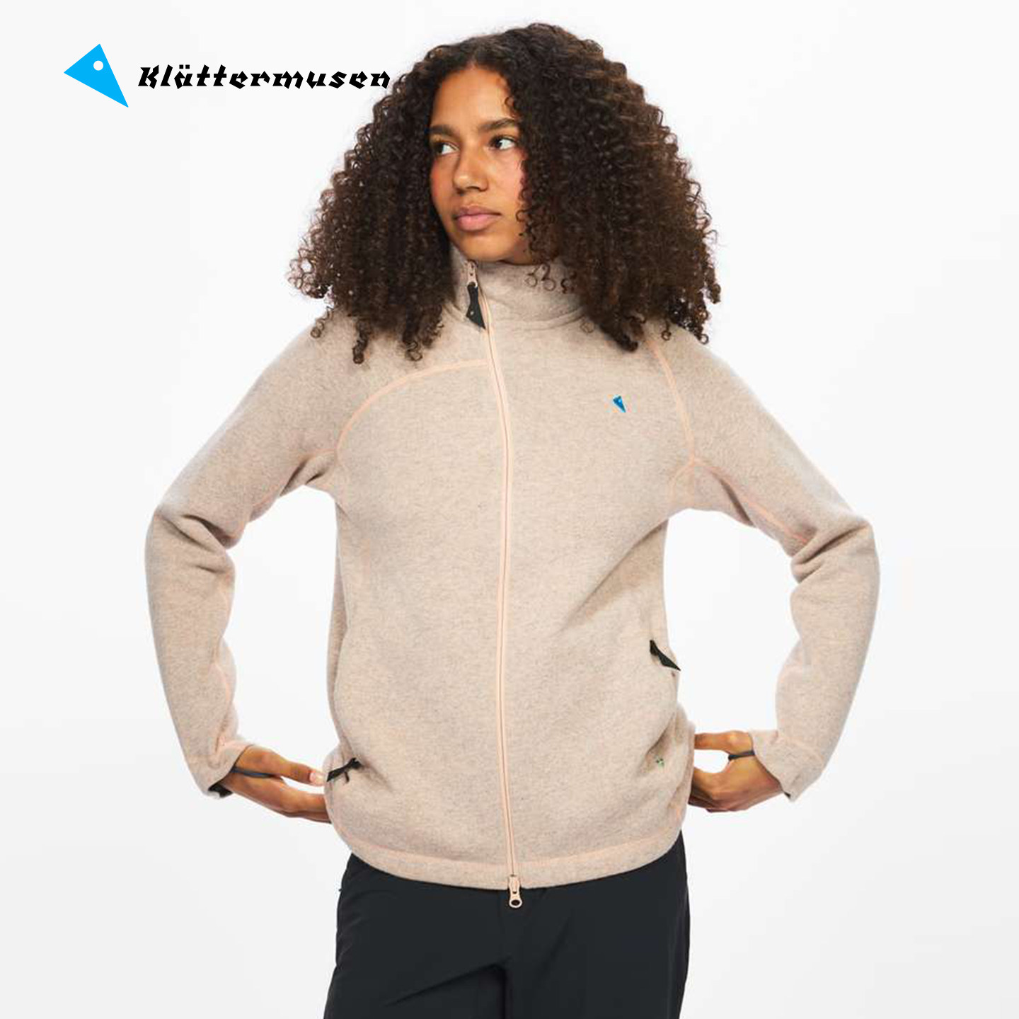 klattermusen攀山鼠巴德尔羊毛抓绒衣女款户外保暖上衣外套10519,淘宝优惠券,粉丝福利购,淘宝优惠卷