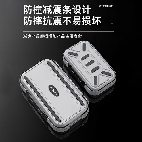 钓鱼配件收纳盒工具渔具专用配件盒鱼钩饵小零件多功能防水路亚盒 - 图2