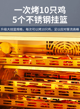 方の厨窑鸡专用炉电烤箱商用