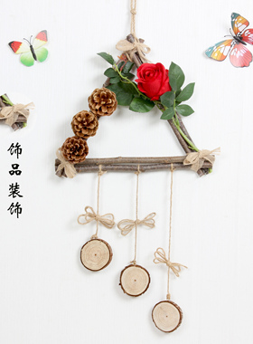 编织布带婚庆花束礼盒